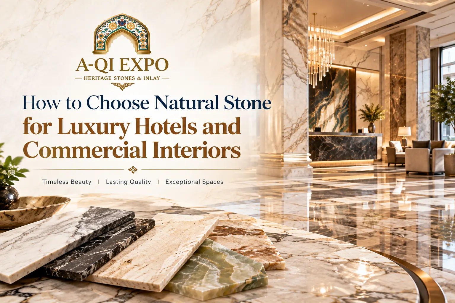How to Choose Natural Stone for Luxury Hotels and Commercial Interiors