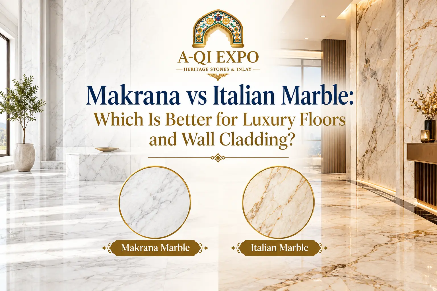 Makrana vs Italian Marble: Which Is Better for Luxury Floors and Wall Cladding?