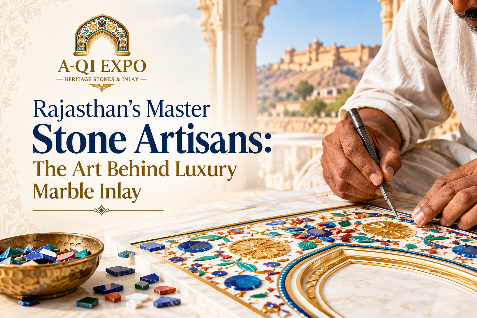 Rajasthan’s Master Stone Artisans: The Art Behind Luxury Marble Inlay